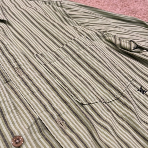 Hurley Long Sleeve Striped Button Up - Picture 2 of 2